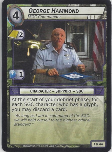 George Hammond, SGC Commander